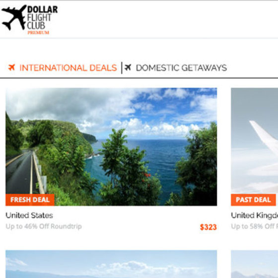 Dollar Flight Club Premium: 1-Yr Subscription