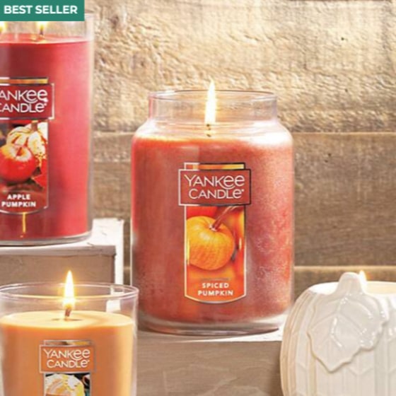 Spiced Pumpkin Scented Yankee Candle