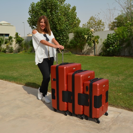 Tach Tuff Connectable Hard Luggage Set