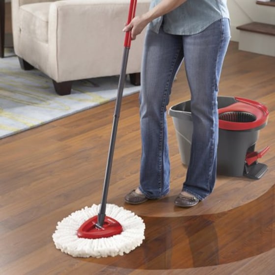 EasyWring Microfiber Spin Mop and Bucket