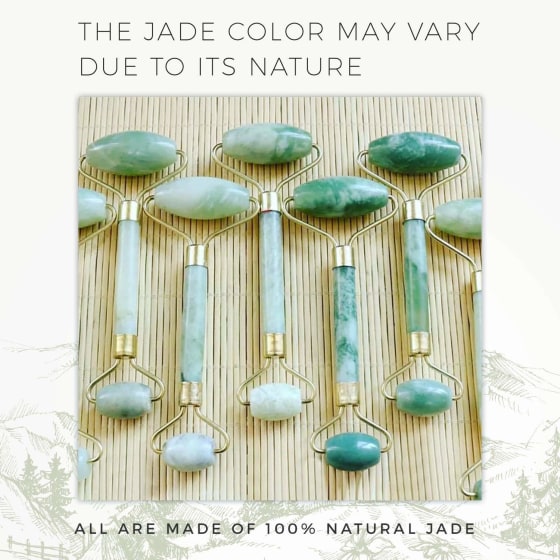 eDiva Natural Jade Roller