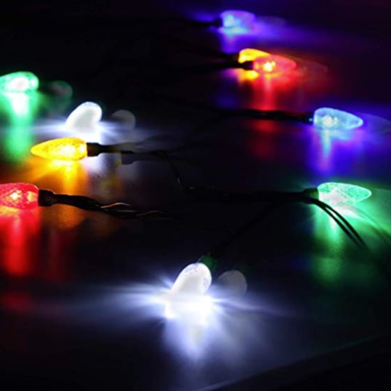LED Christmas Lights,USB and Bulb Charger,Available with Phone 5,5s,6,6s,6plus7,7s,7plus,8,8plus,X,Xs etc (Amazon)
