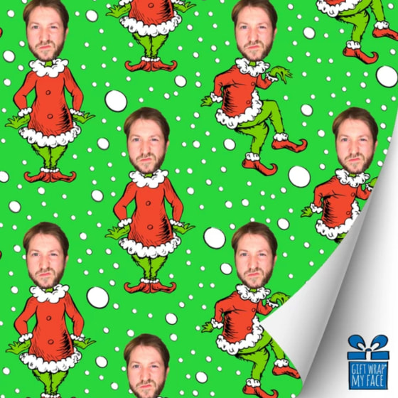Frosty The Vouge Man(TM) Gift Wrap