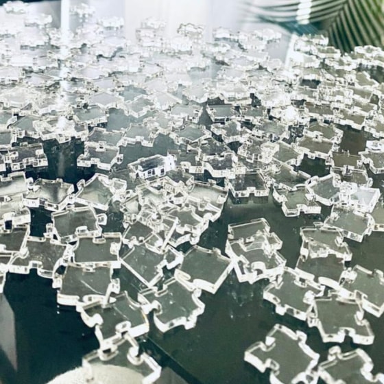 MyLuxeFinds Transparent Jigsaw Puzzle
