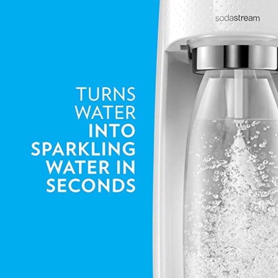 The SodaStream Fizzi is my goto kitchen accessory
