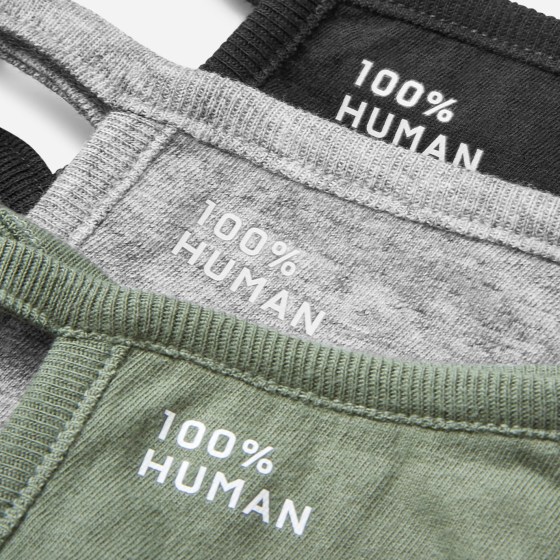 The 100% Human Face Mask Five-Pack - Assorted