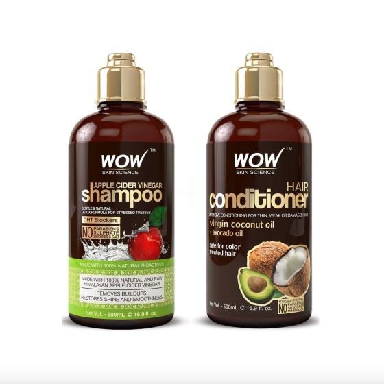 Wow Skin Science apple cider vinegar shampoo is expert-approved
