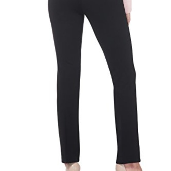 Rekucci Pull-On Knit Straight Pant with Tummy Control