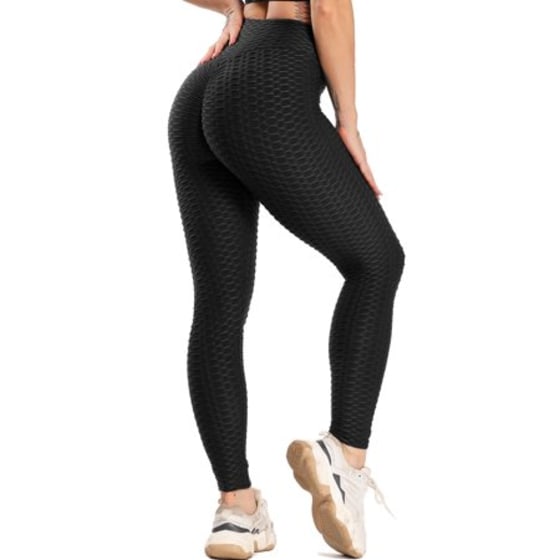 TRENDOUX Yoga Pants for Women Leggings with Pocket Butt Lifting High Waisted Transparent Moisture Wicking TIK Tok Tight
