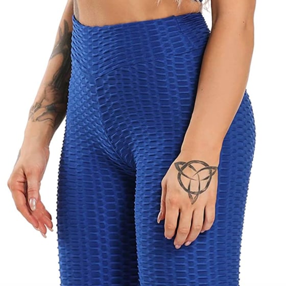 SEASUM Women&#039;s High Waist Yoga Pants Tummy Control Slimming Booty Leggings