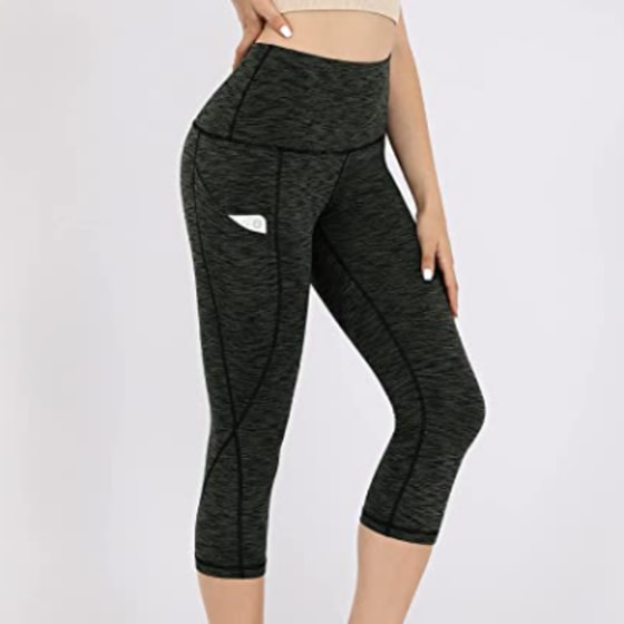 Details about   Womens High Waisted Yoga Sports Pants Fitness Running Leggings Trousers Joggings 