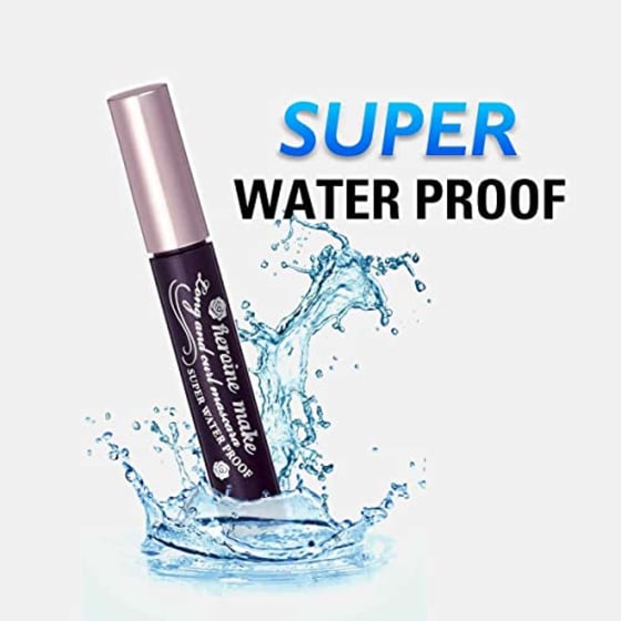 HEROINE MAKE Long and Curl Mascara Super WP 01 Jet Black (1 Pack)