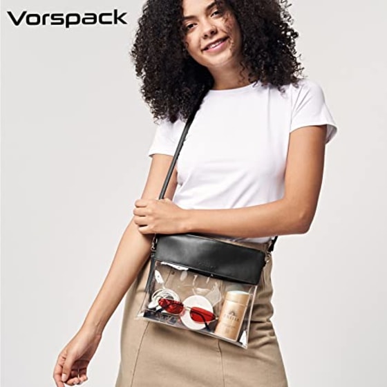 Vorspack Clear Crossbody Stadium-Approved Purse