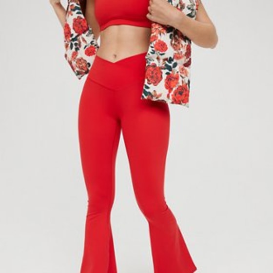 Aerie's crossover flare leggings just got an upgrade - TODAY