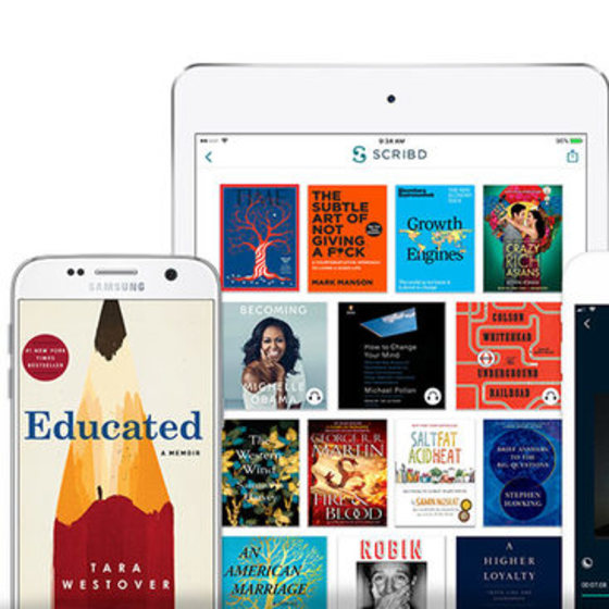Access an Unlimited* Number of Books, Audiobooks, Magazines &amp; More Anywhere