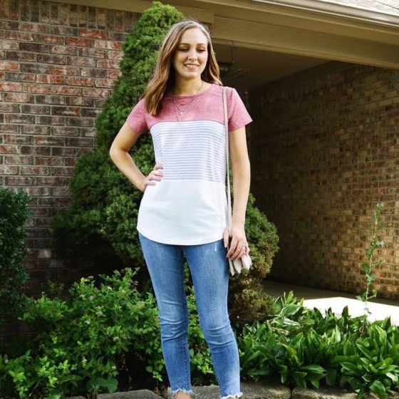 Yunjey short sale sleeve