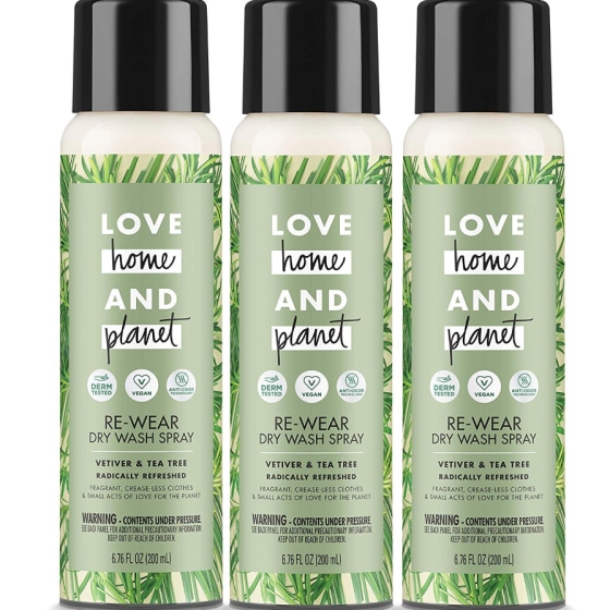 Love Home and Planet Re-Wear Dry Wash Spray 3-Pack