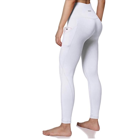DIAMONDKIT Women's Inner Pocket Non See-Through Leggings … (1037 White, S)  : Buy Online at Best Price in KSA - Souq is now : Fashion