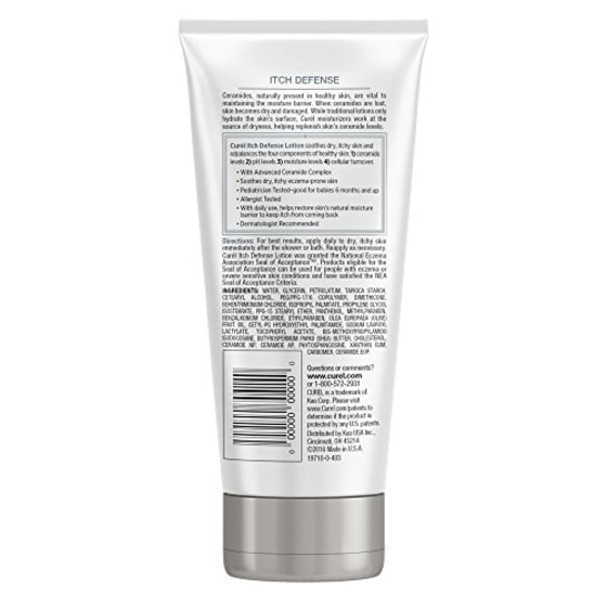 Cur?l Skincare Itch Defense Calming Body Lotion for Dry, Itchy Skin, 6 Fl Oz