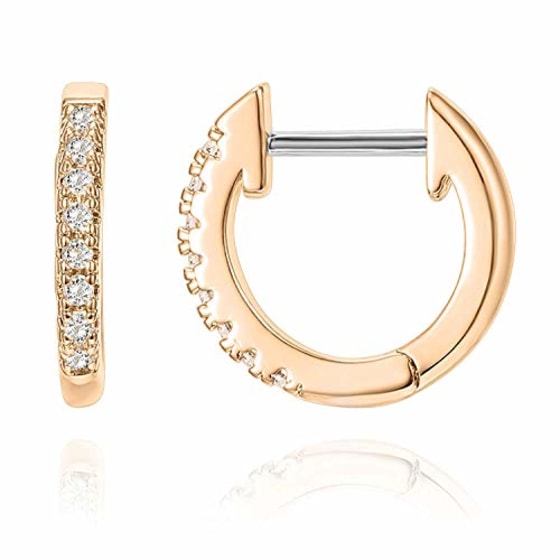 Pavoi Gold-Plated Cubic Zirconia Cuff Earrings