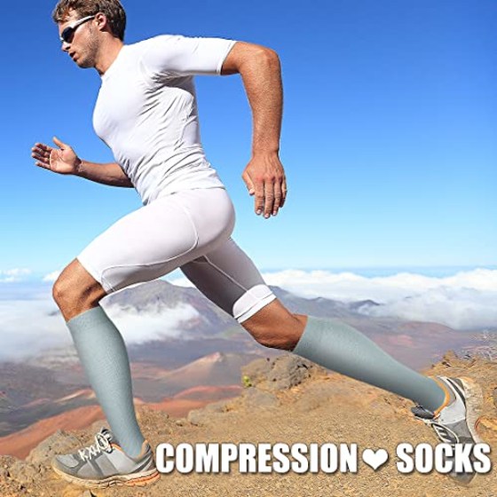 3 Pack Medical Compression Sock-Compression Sock For Women and Men Circulation -Best for Running,Nursing,Athletic Sports