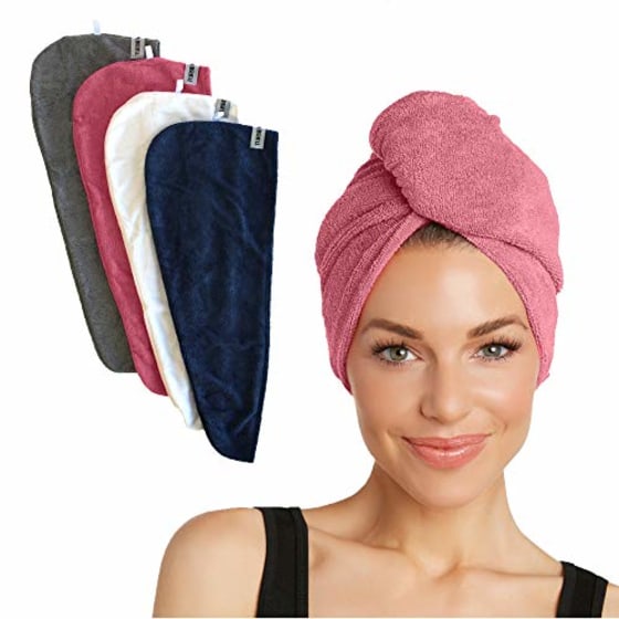Online Women Twist Dry Shower Microfiber Hair Wrap Towel | Kablewala  Bangladesh