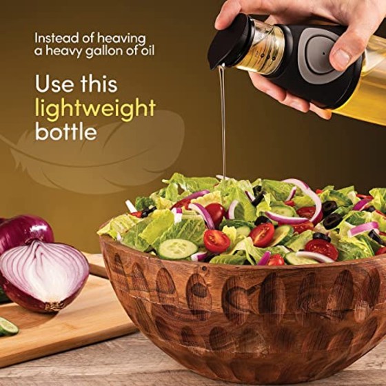 I just found an all-in-one oil and vinegar dispenser and it's life