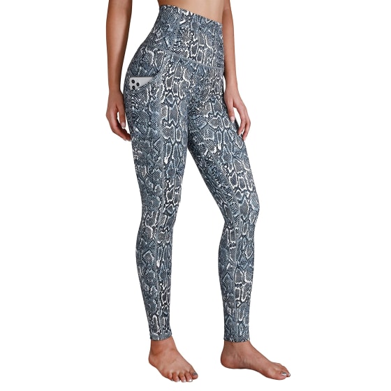 Buy ODODOS Women's High Waisted Pattern Leggings, Tummy Control, Workout  Yoga Pants with Pockets Online at desertcartINDIA