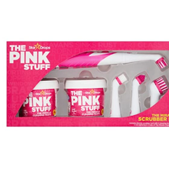 Star Drops - The Pink Stuff, Multi-Purpose Scrubber with Paste Set.