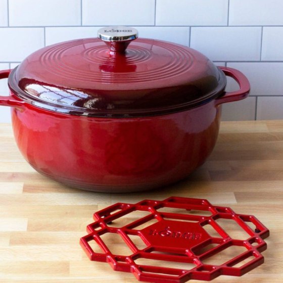 6-Quart Enameled Cast Iron Dutch Oven