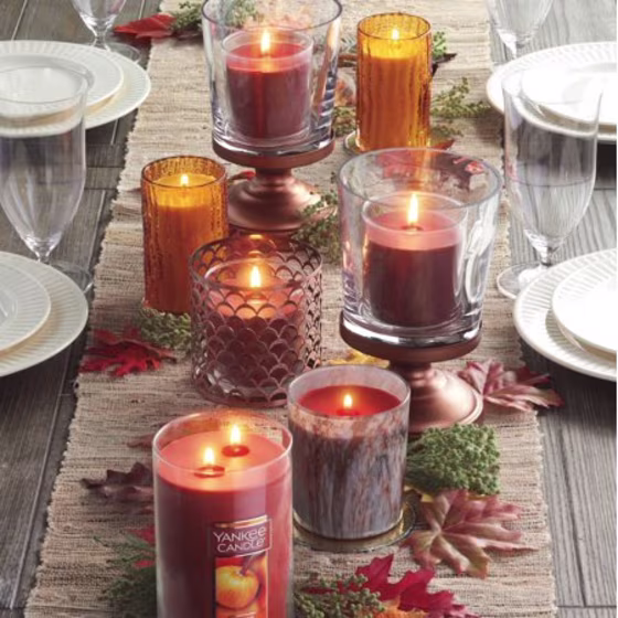 Spiced Pumpkin Scented Yankee Candle