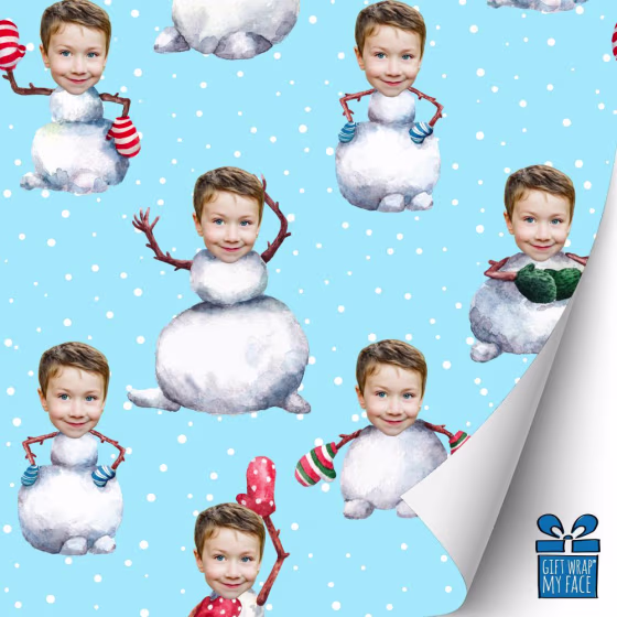 Frosty The Vouge Man(TM) Gift Wrap