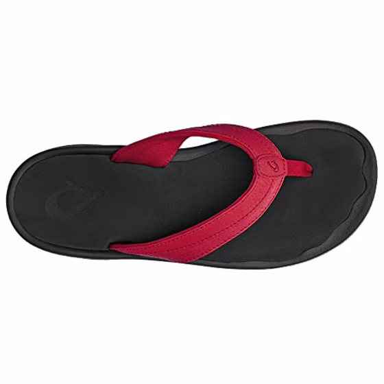 OLUKAI Women's Ohana Sandal, Sea Glass/Black, 7 M US