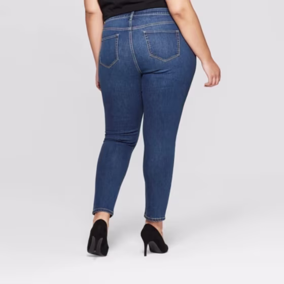 Ava & Viv Medium Wash Skinny Jeans
