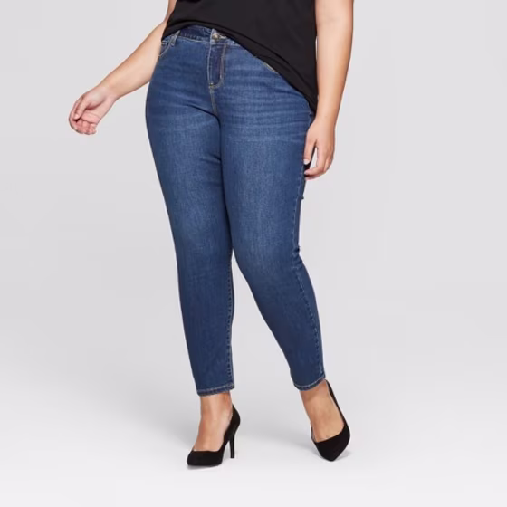 Ava & Viv Medium Wash Skinny Jeans
