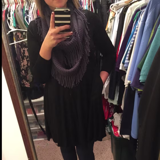 Women's Long-Sleeve T-shirt Dress