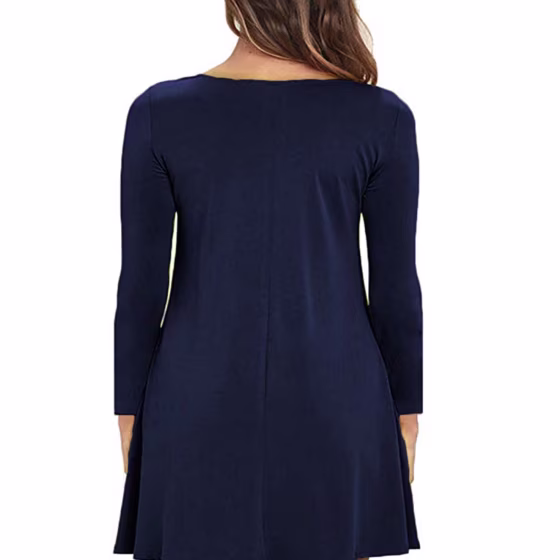 Women's Long-Sleeve T-shirt Dress