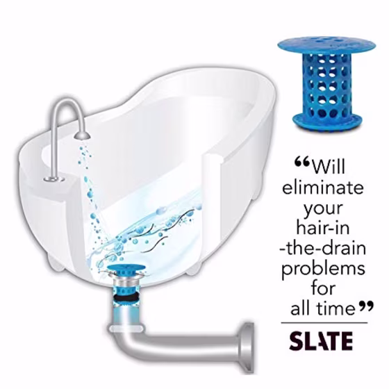 TubShroom The Revolutionary Tub Drain Protector Hair Catcher