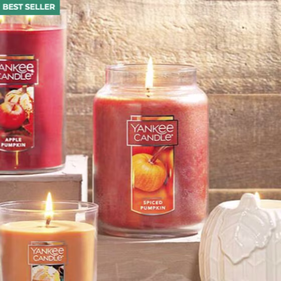 Spiced Pumpkin Scented Yankee Candle