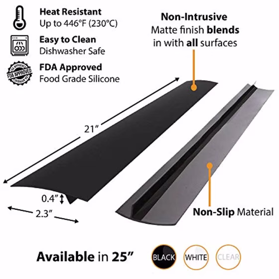 Linda's Silicone Kitchen Stove Counter Gap Cover