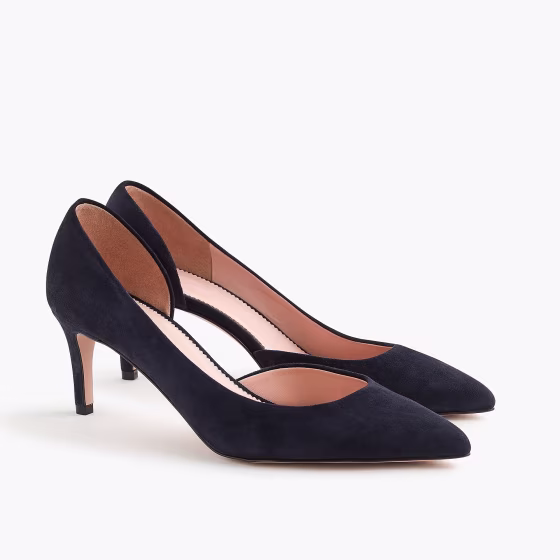 Lucie suede pumps