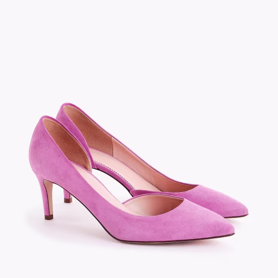 Lucie suede pumps