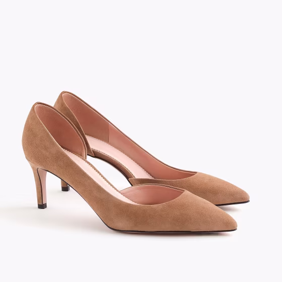 Lucie suede pumps