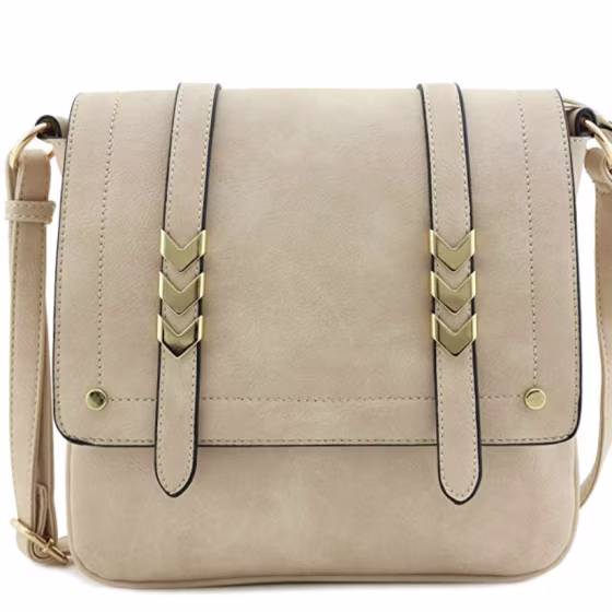 Alyssa Double Compartment Large Crossbody Bag