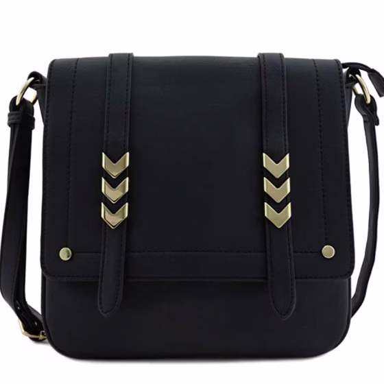 Alyssa Double Compartment Large Crossbody Bag