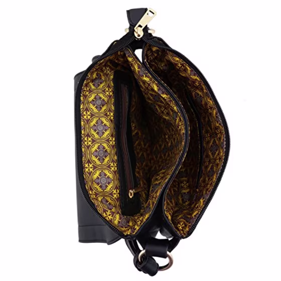 Alyssa Double Compartment Large Crossbody Bag