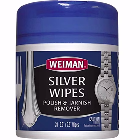 Weiman Silver Cleaner Jewelry Wipes