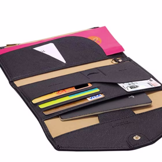 RFID-Blocking Passport Holder + Travel Wallet