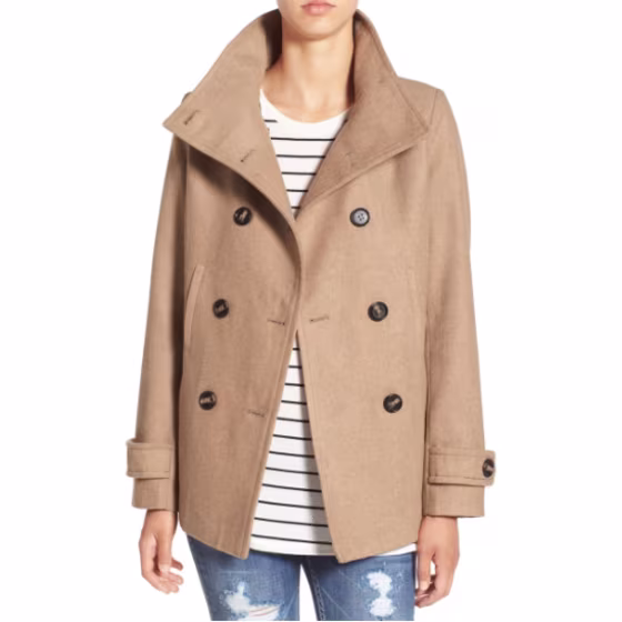 Thread and Supply Double Breasted Peacoat