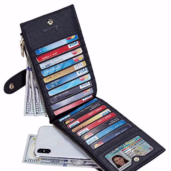 RFID Blocking Bifold Multi Card Case Wallet
